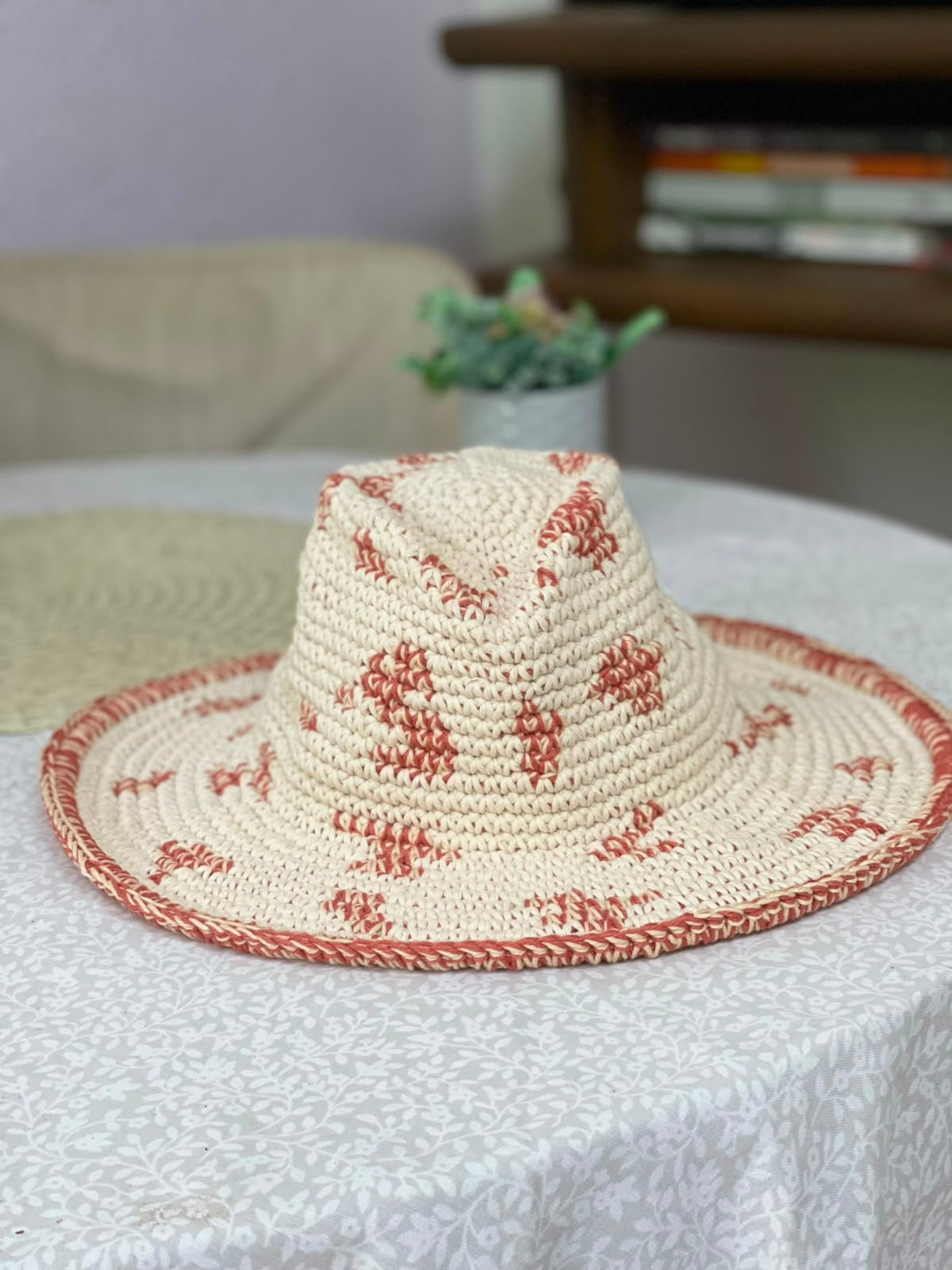 Chapéu Cowboy em Crochê