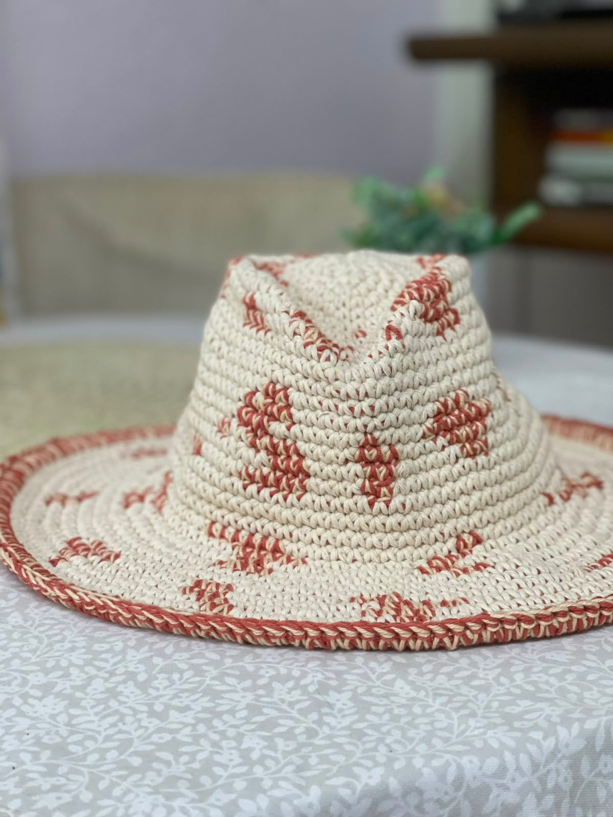 Chapéu Cowboy em Crochê